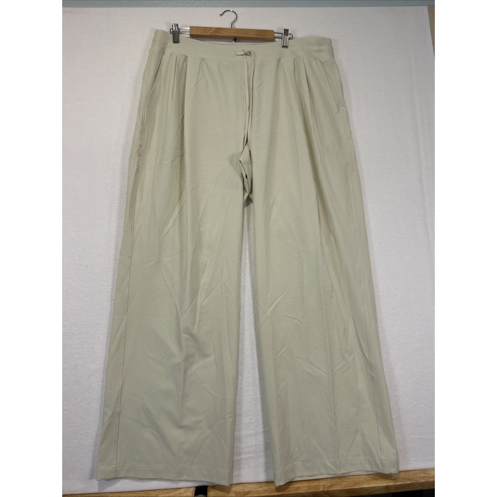 CALIA Journey Mid Rise Pants Wide Leg Sage Dune XXL WAX32308W NWT